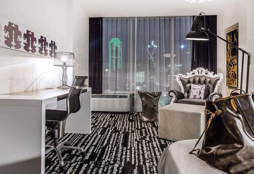 디럭스 룸, Lorenzo Hotel Dallas, Tapestry Collection By Hilton