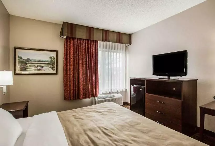 キングサイズベッドのスイートルーム, Quality Inn & Suites Lawrence  University Area