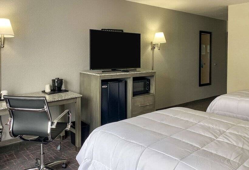 带2个双人床的标准工作室, Clarion Pointe Greensboro Coliseum Area