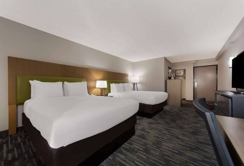 带2个双人床的标准工作室, Country Inn & Suites By Radisson, Lincoln Airport, Ne