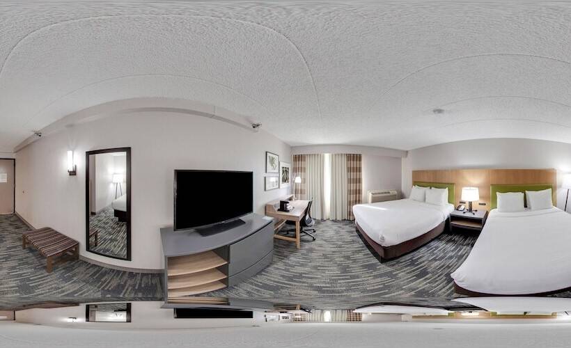带2个双人床的标准工作室, Country Inn & Suites By Radisson, Lincoln Airport, Ne