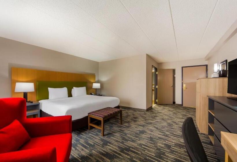 带大床的标准间, Country Inn & Suites By Radisson, Lincoln Airport, Ne