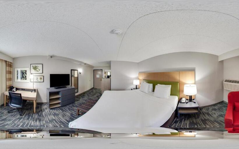 带大床的标准间, Country Inn & Suites By Radisson, Lincoln Airport, Ne