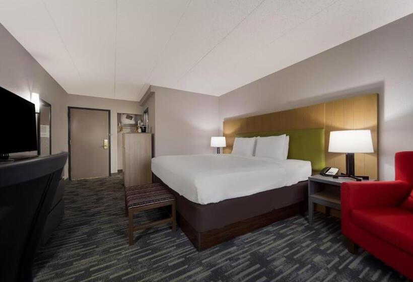 带大床的标准间, Country Inn & Suites By Radisson, Lincoln Airport, Ne