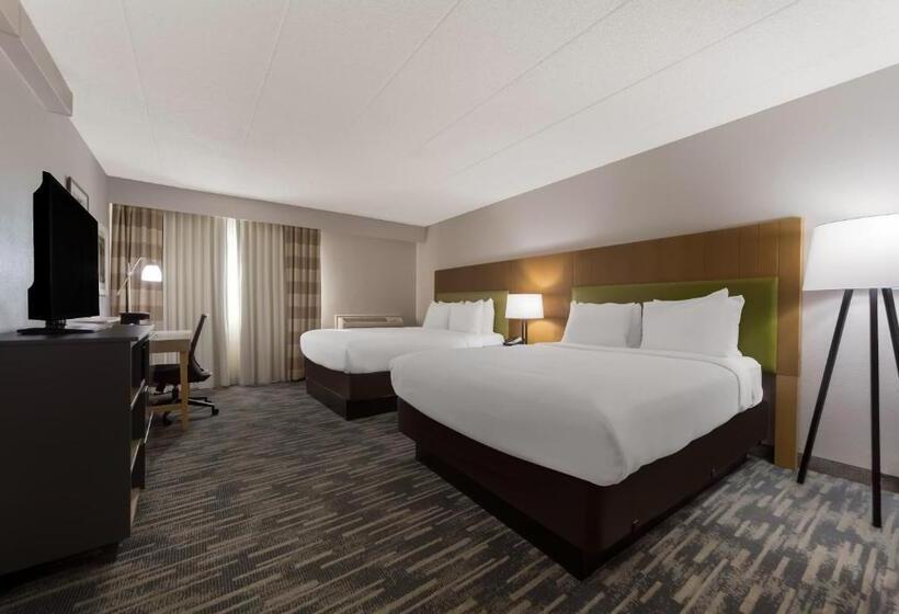 带2个双人床的标准工作室, Country Inn & Suites By Radisson, Lincoln Airport, Ne