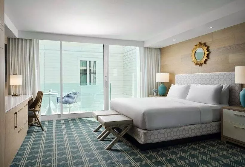 اتاق استاندارد با تخت دوبل و چشمانداز, Del Coronado, Curio Collection By Hilton
