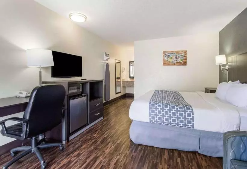 キングサイズベッドのスタンダードルーム, Econo Lodge Near Motor Speedway