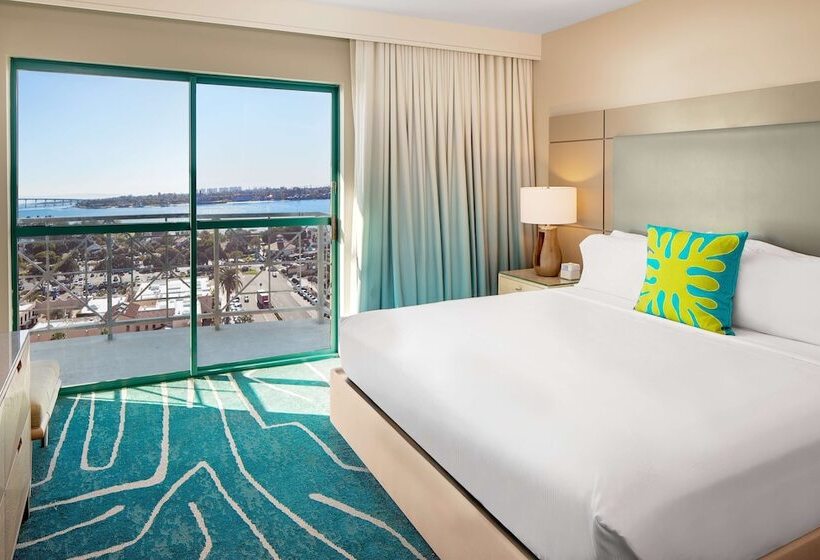 景色の見えるスイートルーム, Embassy Suites By Hilton San Diego Bay Downtown