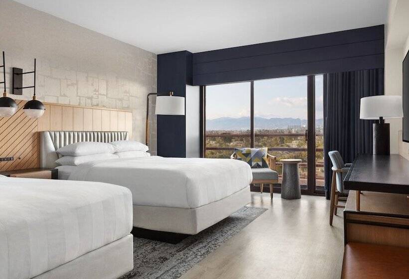 ２ダブルベッドのスタンダードルーム, Marina Del Rey Marriott