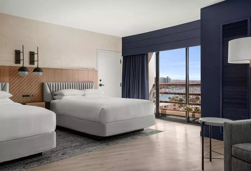 اتاق استاندارد با 2 تخت دوبل, Marina Del Rey Marriott