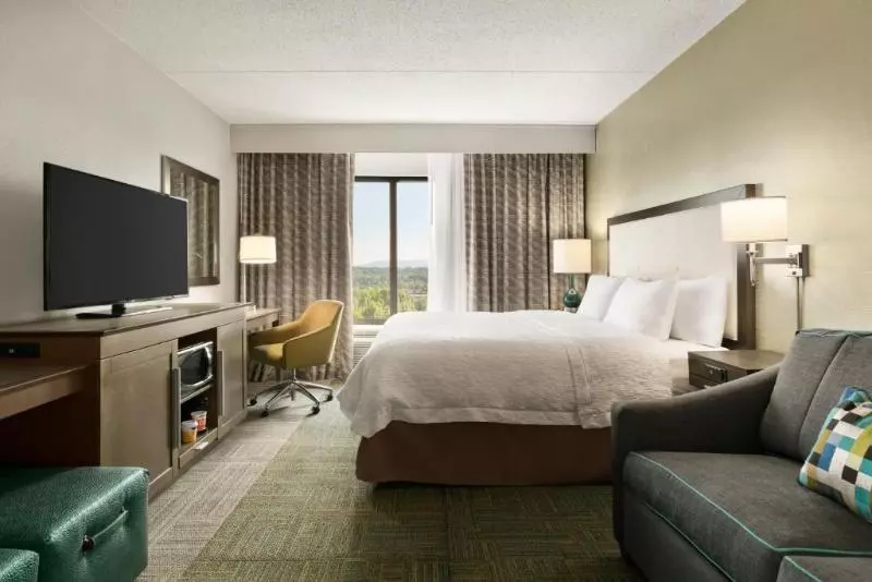 キングサイズベッドのスタンダードルーム, Hampton Inn Reading/wyomissing