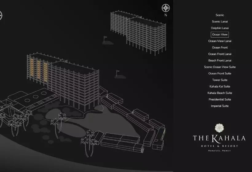 اتاق استاندارد با چشم‌انداز دریا, The Kahala Hotel And Resort