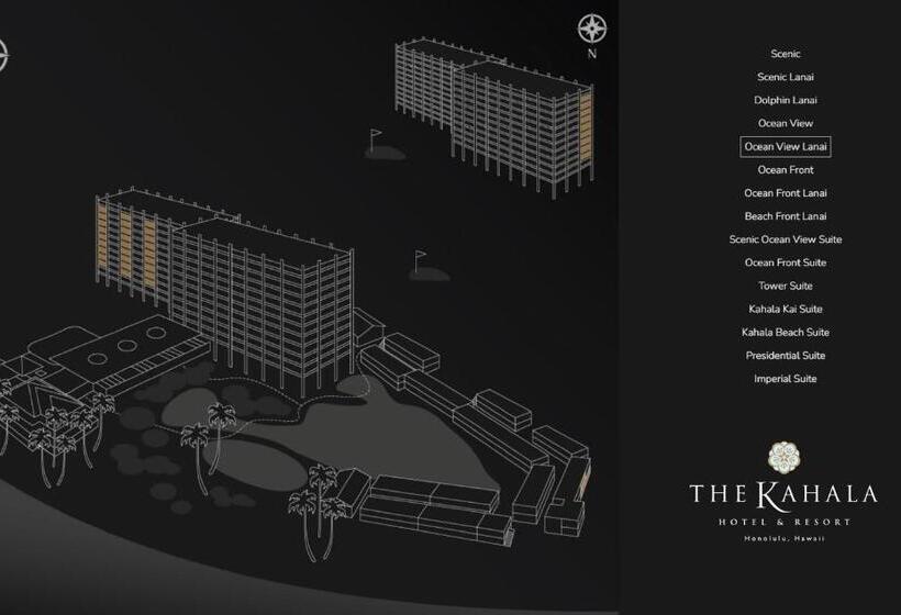 חדר סטנדרט נוף לים עם מרפסת, The Kahala Hotel And Resort