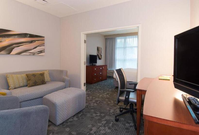 キングサイズベッドのスイートルーム, Courtyard Columbia Downtown At Usc