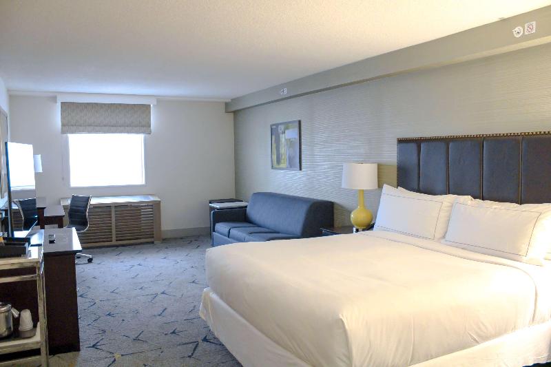 주니어 스위트 킹사이즈 침대, Doubletree By Hilton Washington Dc Silver Spring