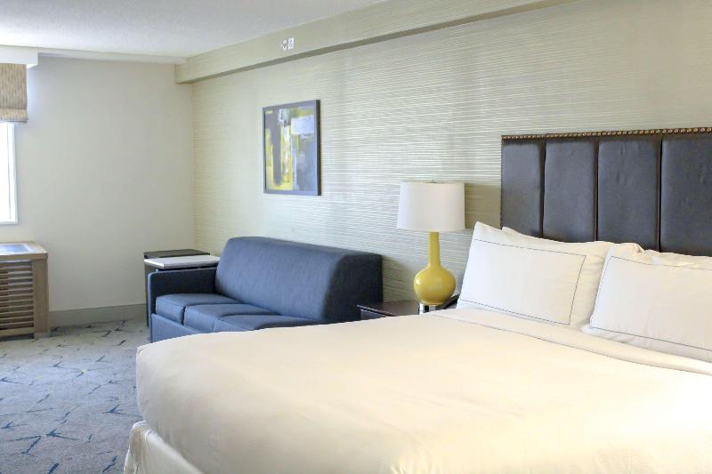 주니어 스위트 킹사이즈 침대, Doubletree By Hilton Washington Dc Silver Spring