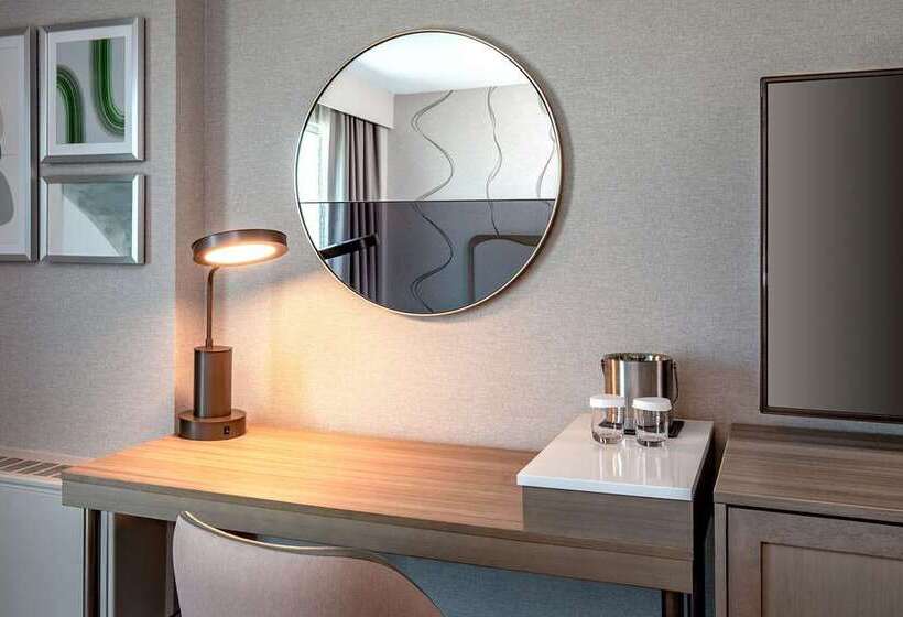 스탠다드 룸 킹사이즈 침대, Doubletree By Hilton Washington Dc Silver Spring