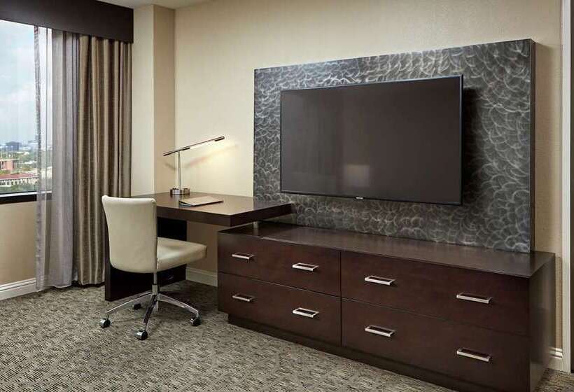 Chambre Standard Lit King Size, Hilton Houston Plaza/medical Center