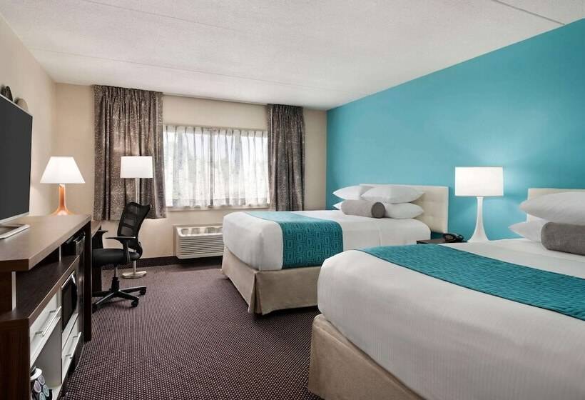 Номер Стандарт 2 Двуспальные Кровати, Howard Johnson  By Wyndham South Portland