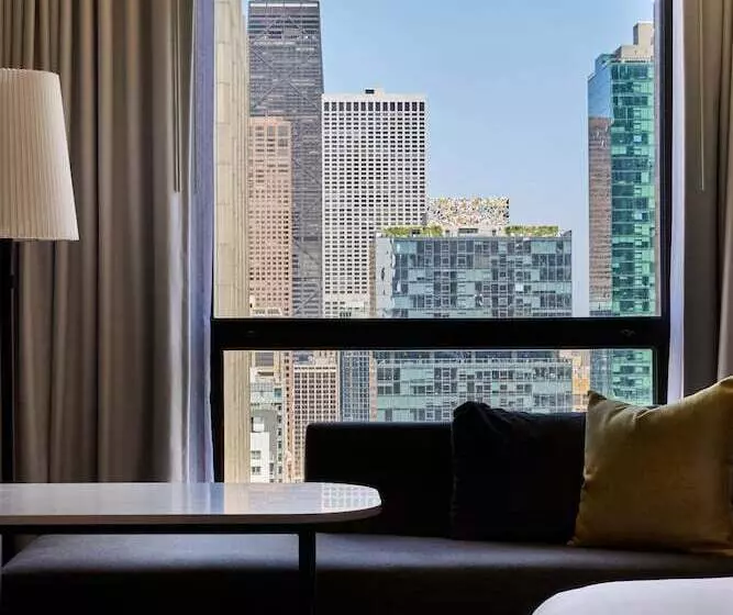 身障者適用ダブルベッド付きスタンダードルーム, Hyatt Regency Chicago