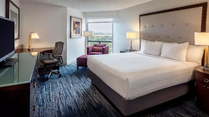 キングサイズベッドのスタンダードルーム, Sonesta Hotel Houston Iah Airport