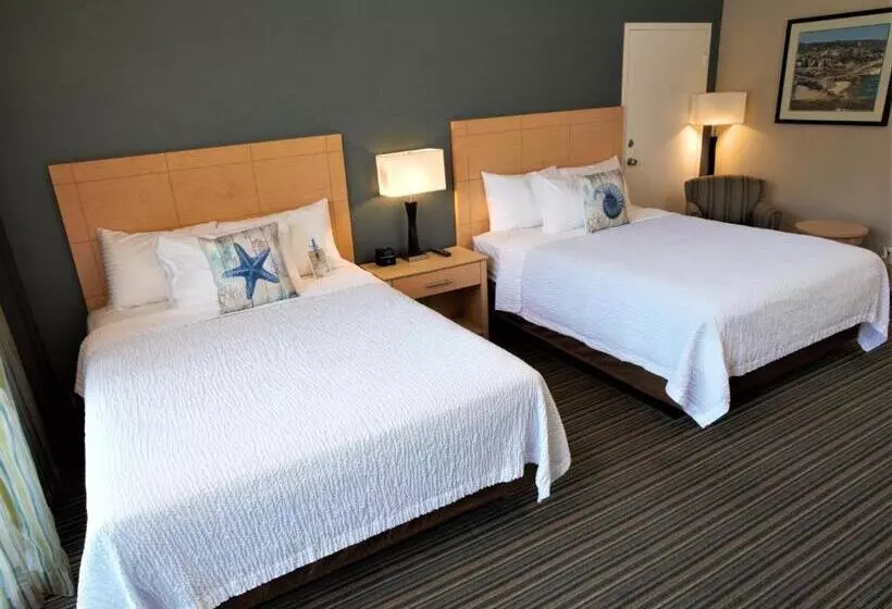 اتاق سوپریور با چشم‌انداز دریا و بالکن, Inn By The Sea, La Jolla