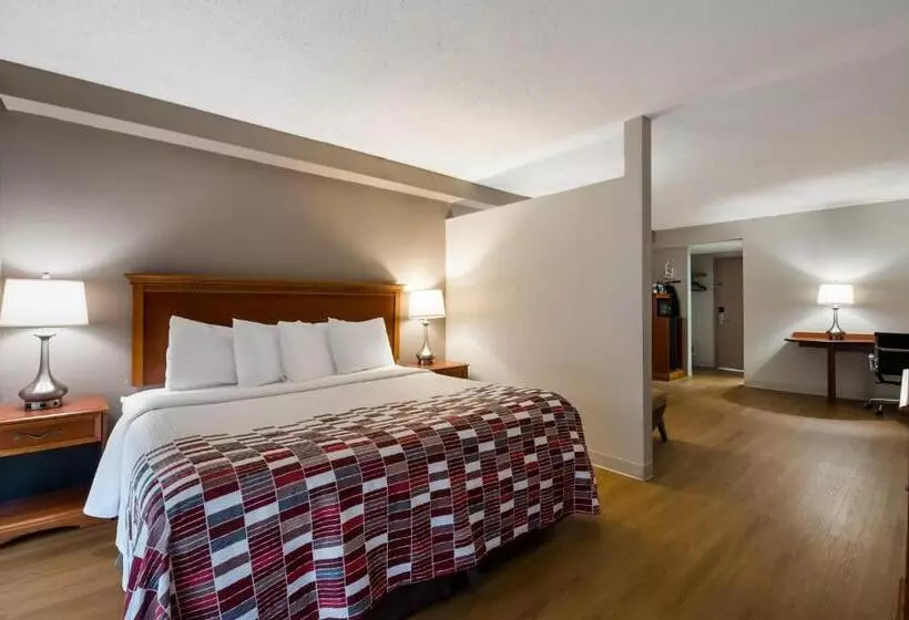 キングサイズベッドのスイートルーム, Red Roof Inn And Suites Newark   University