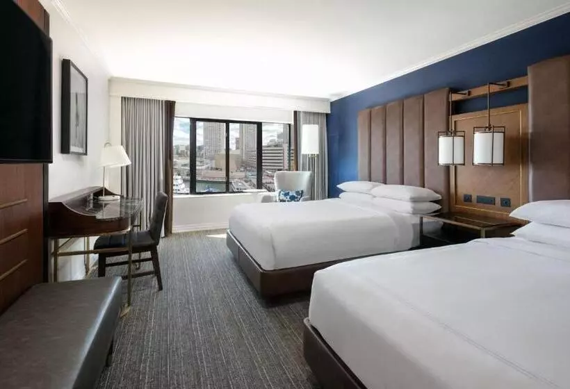 اتاق استاندارد با چشمانداز, Boston Marriott Long Wharf