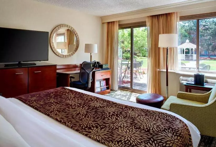 キングサイズベッドのスタンダードルーム, Detroit Marriott Livonia
