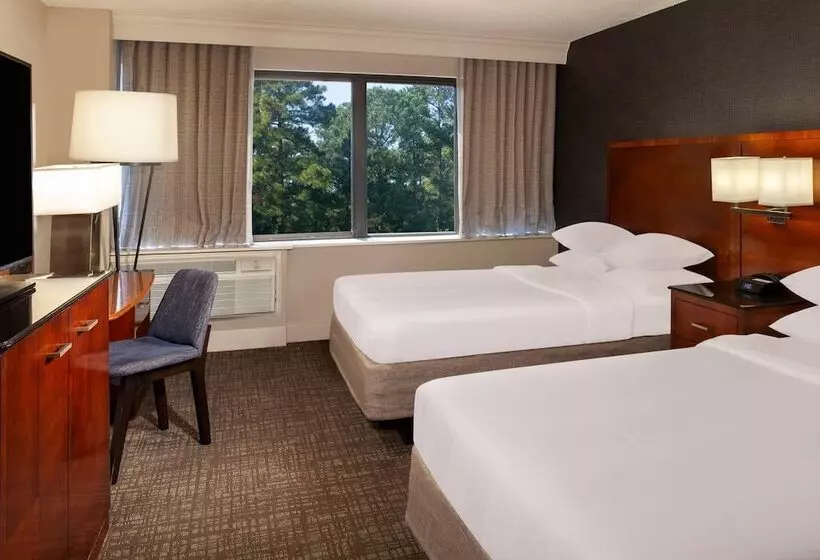 ２ダブルベッドのスタンダードルーム, Marriott Raleigh Durham Research Triangle Park