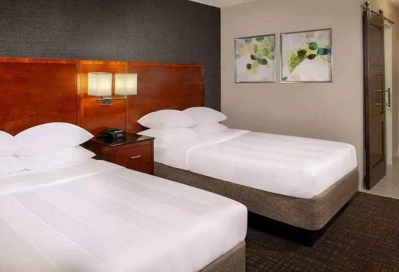 ２ダブルベッドのスタンダードルーム, Marriott Raleigh Durham Research Triangle Park