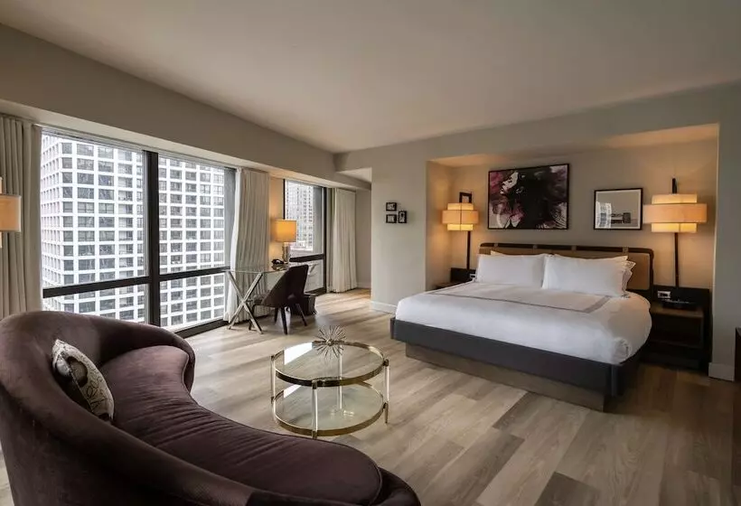 ダブルベッドスタンダードルーム, Thompson Chicago, By Hyatt