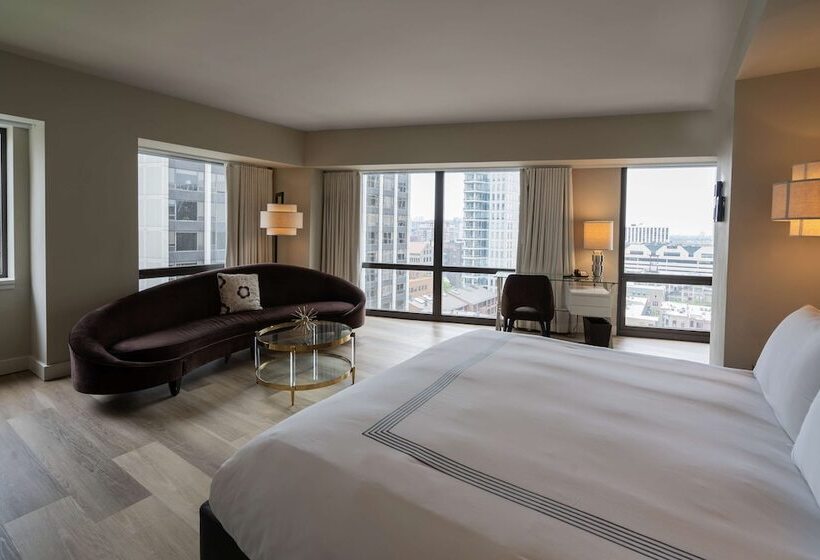 스탠다드 룸 더블 침대, Thompson Chicago, By Hyatt