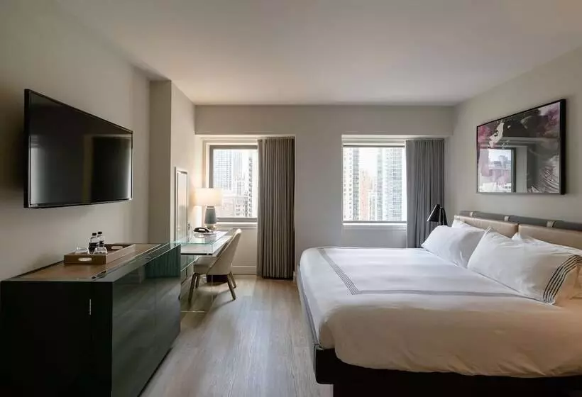 ダブルベッドスタンダードルーム, Thompson Chicago, By Hyatt