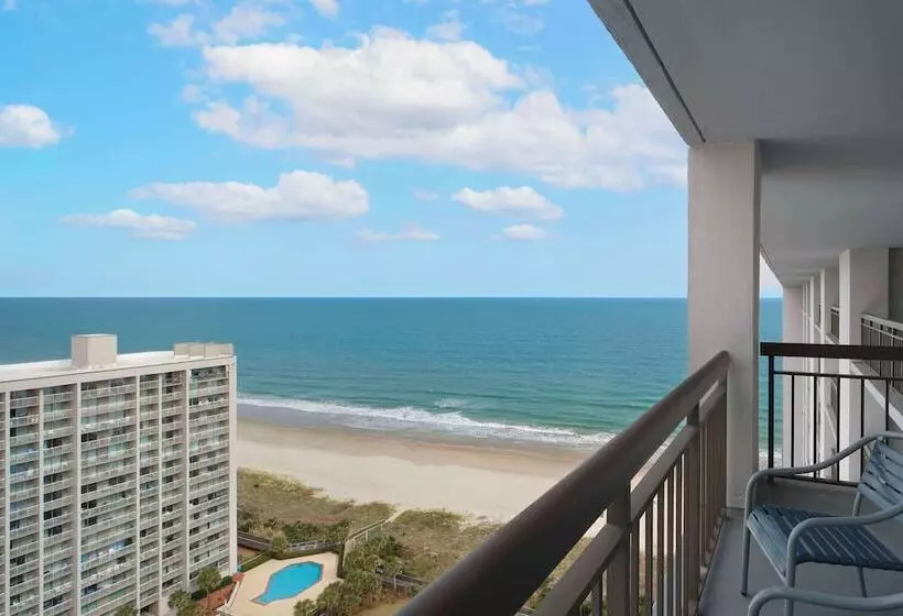 キングサイズベッドのスイートルーム, Embassy Suites By Hilton Myrtle Beach Oceanfront Resort