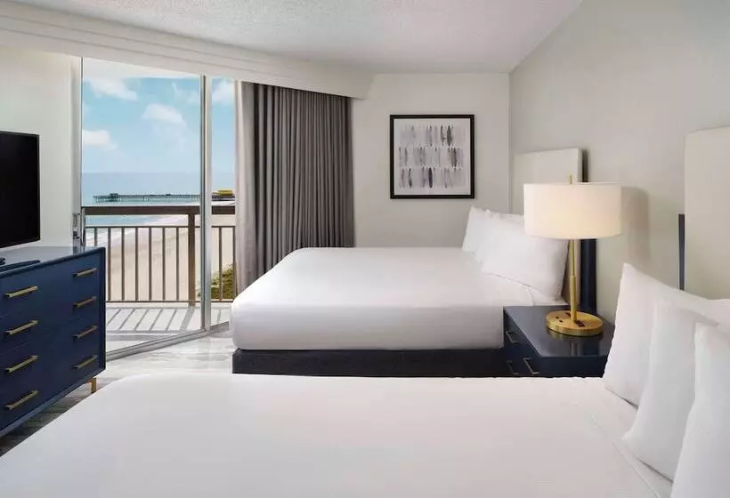 ２ダブルベッドのスタンダードルーム, Embassy Suites By Hilton Myrtle Beach Oceanfront Resort