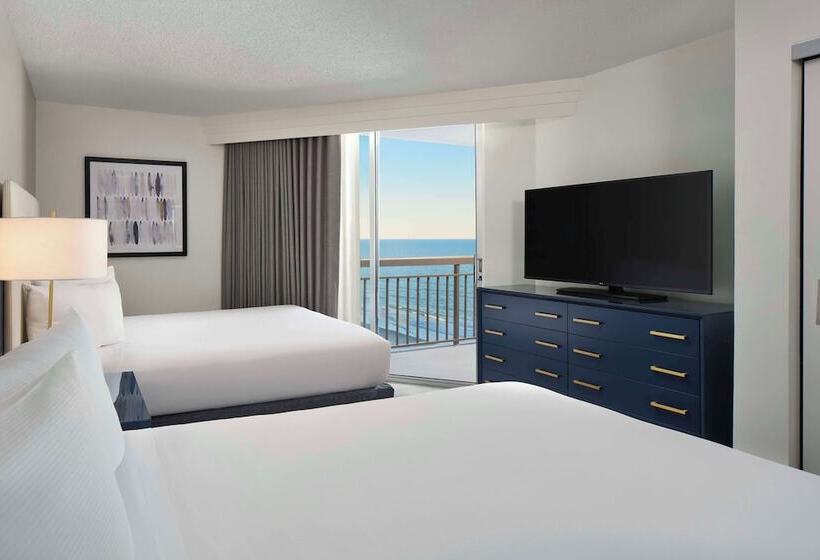 Номер Стандарт 2 Двуспальные Кровати, Embassy Suites By Hilton Myrtle Beach Oceanfront Resort