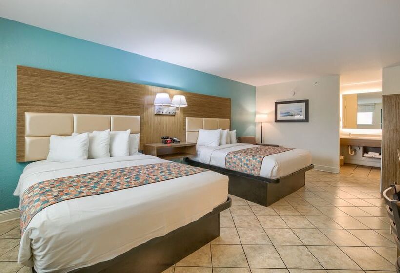 ２ダブルベッドのスタンダードルーム, Beachside Resort