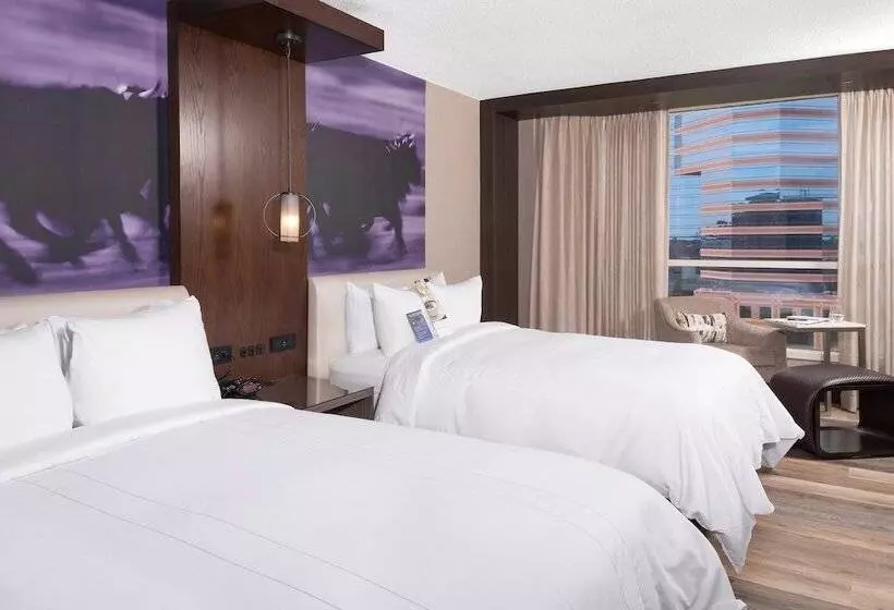 ２ダブルベッドのスタンダードルーム, Durham Marriott City Center