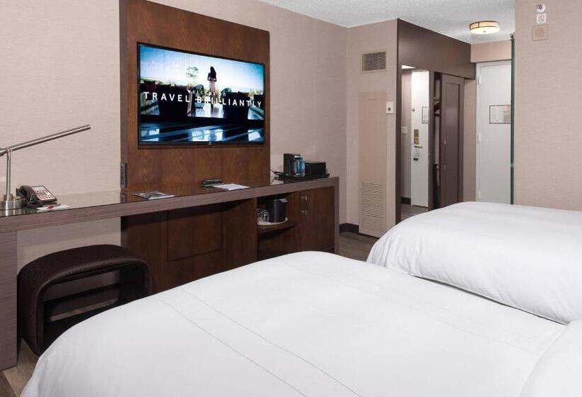 Номер Стандарт 2 Двуспальные Кровати, Durham Marriott City Center