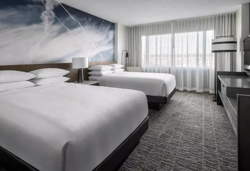 اتاق استاندارد با 2 تخت دوبل, Newark Liberty International Airport Marriott