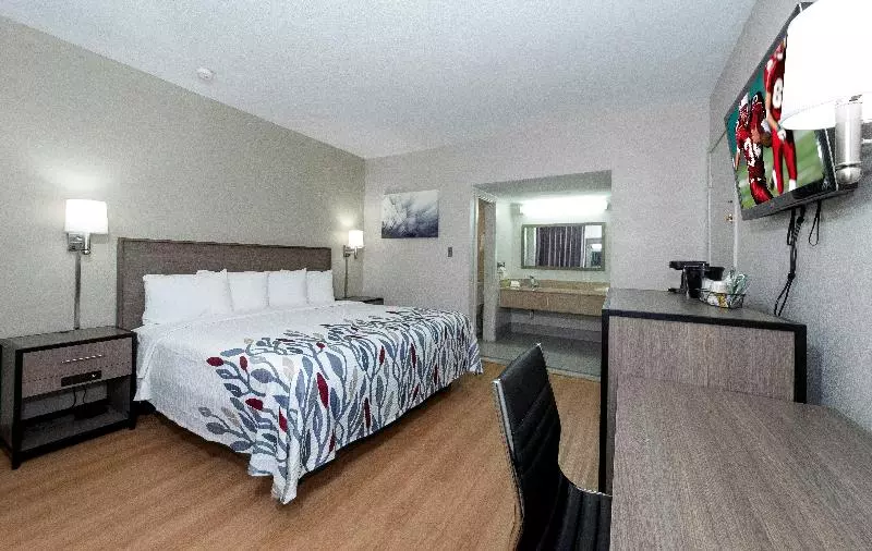 اتاق لوکس با تخت بزرگ, Red Roof Inn Petersburg  Fort Lee