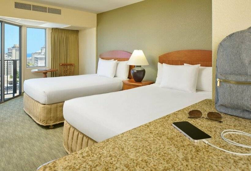 חדר סטנדרט שתי מיטות זוגיות, Waikiki Malia