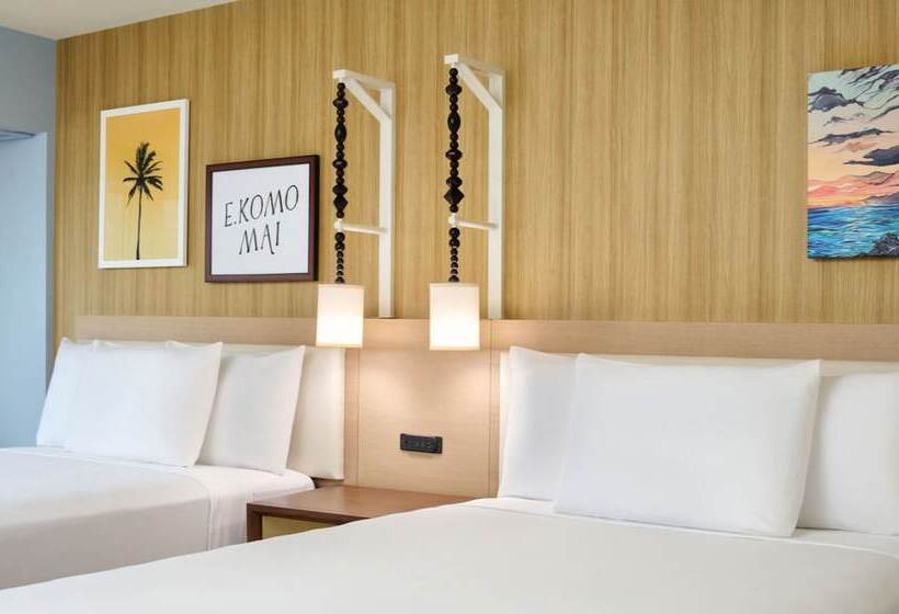 חדר סטנדרט שתי מיטות זוגיות, Waikiki Malia
