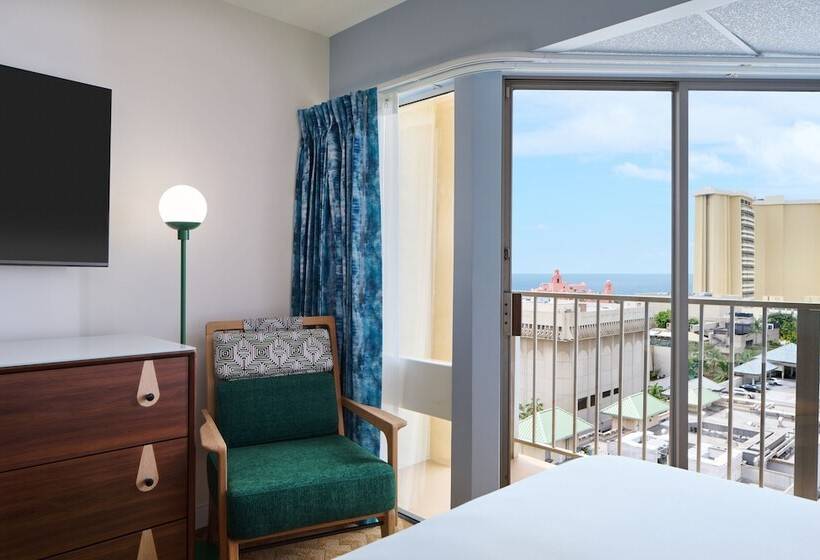 חדר סטנדרט שתי מיטות זוגיות, Waikiki Malia