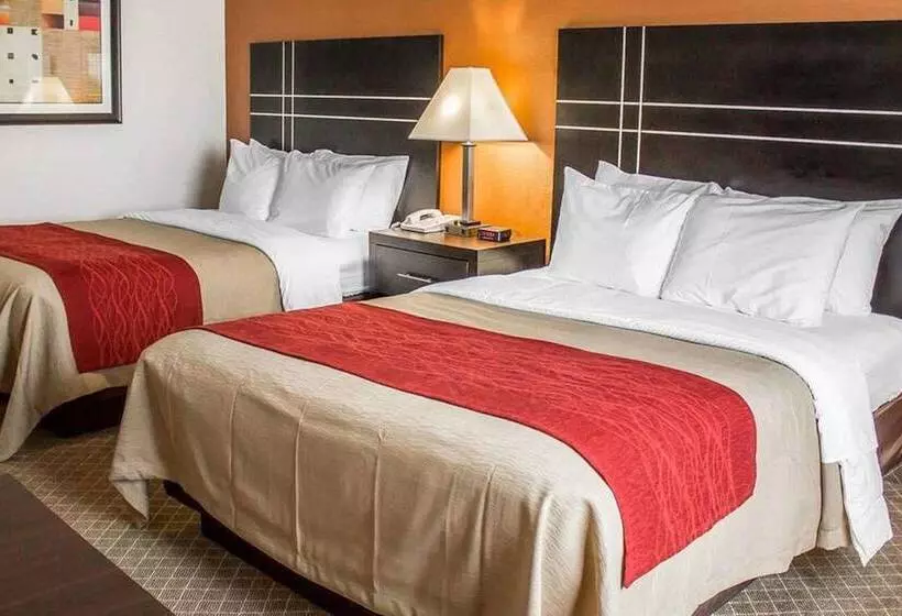 ２ダブルベッドのスタンダードルーム, Norwood Inn & Suites North Conference Center