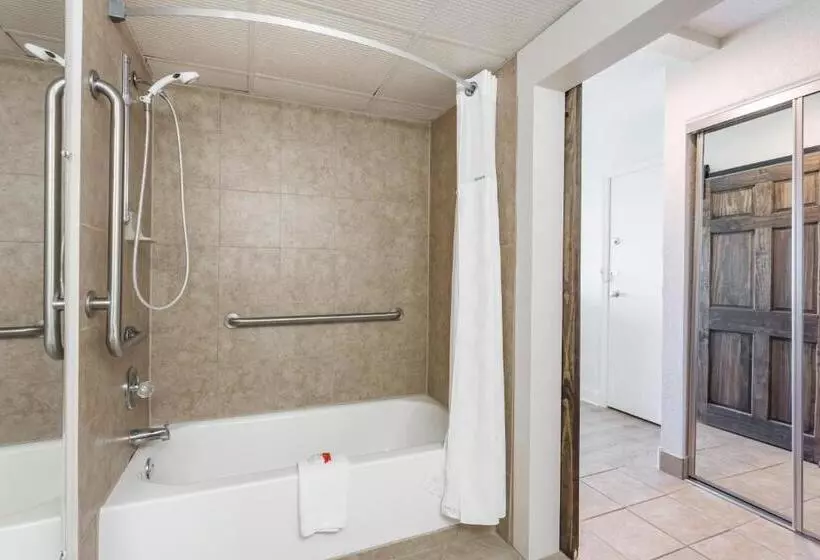 身障者適用キングサイズベッドルーム, Ramada Plaza By Wyndham Nags Head Oceanfront
