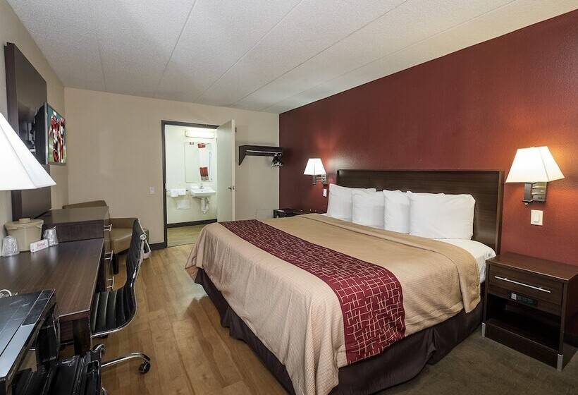 Номер Deluxe Адаптированный для Инвалидов, Red Roof Inn Columbus East  Reynoldsburg
