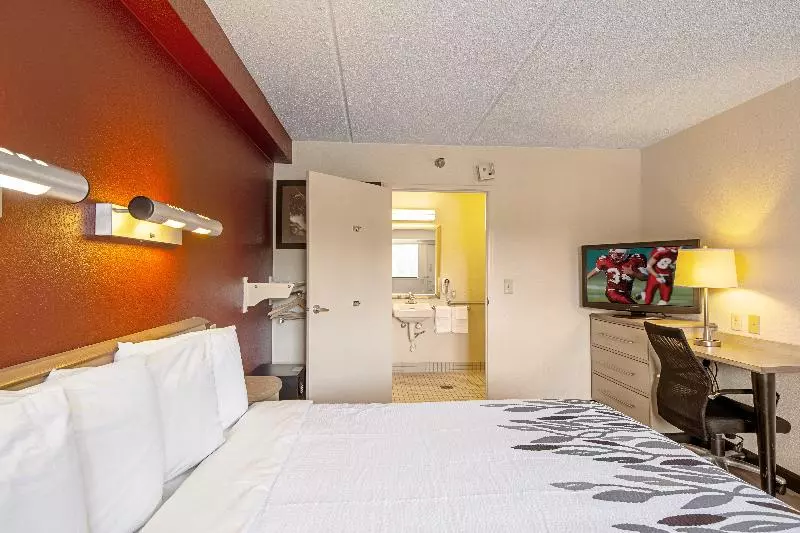 キングサイズベッドのスタンダードルーム, Red Roof Inn Washington Dc  Laurel