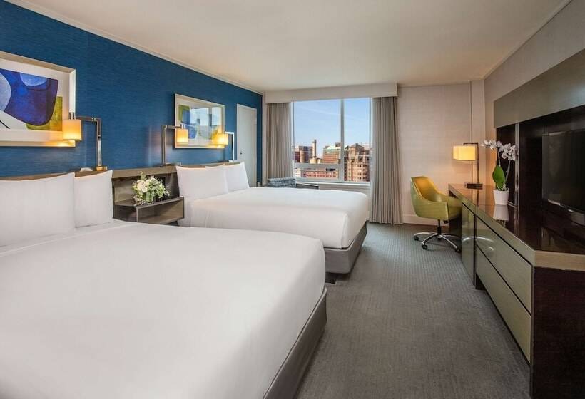 ２ダブルベッドのスタンダードルーム, The Royal Sonesta Boston